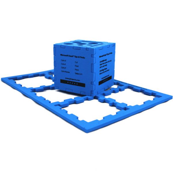 3 Foam Puzzle Cube Organizer