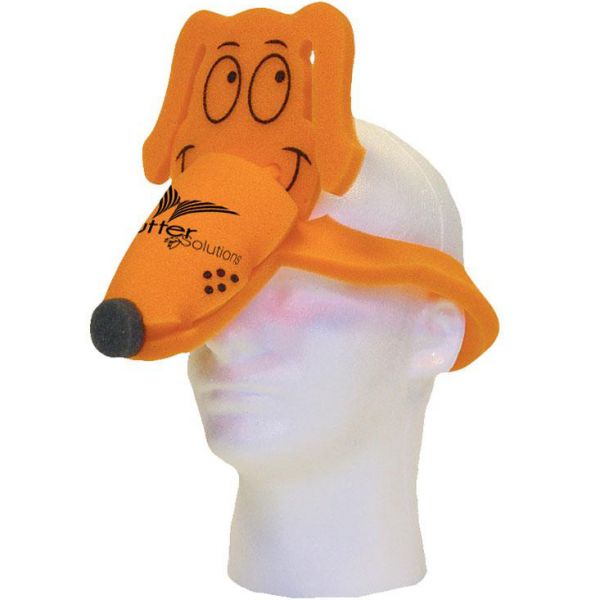 Puppy Foam Pop‑Up Visor Hat