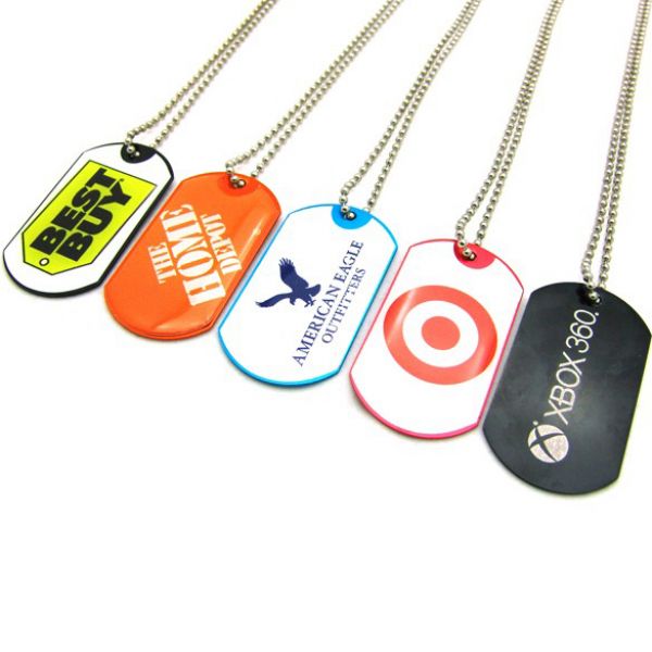 Full Colour Epoxy Domed Dog Tag