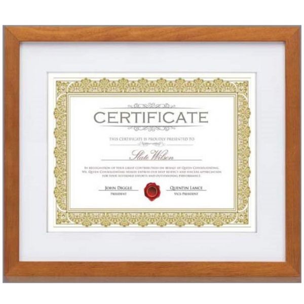 Aberdeen Certificate Frame - Walnut