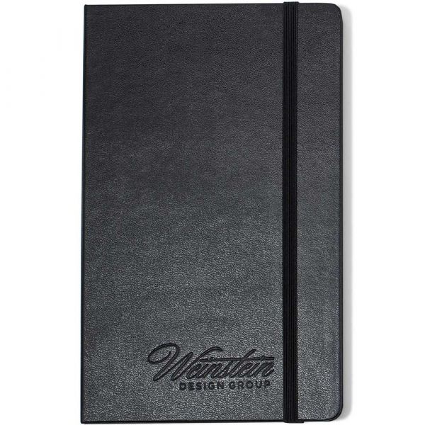 Moleskine Hard Cover Plain Large Notebook - Deboss Thumbnail