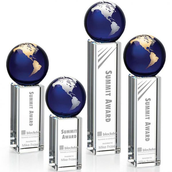 Luz Globe Award Blue, Gold