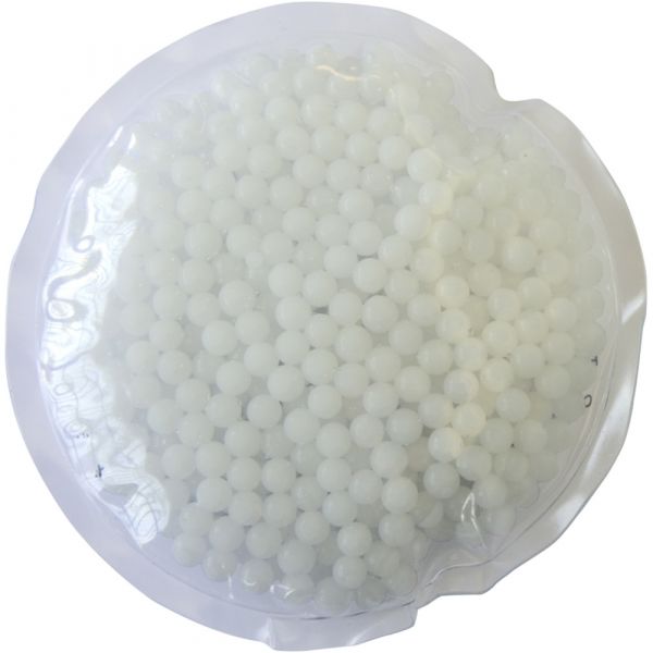 Hot/Cold gel bead packs - Round (White)