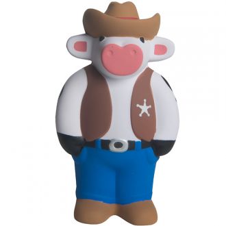 Cowboy Cow Stress Ball
