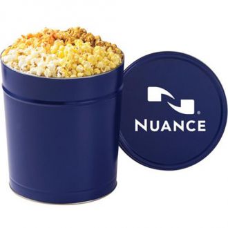 Small 4 Way Popcorn Tin - 2 Gallon