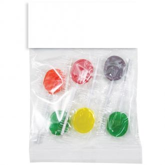 Lollipops in Header Bag