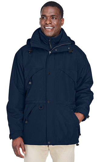 North End Adult 3-in-1 Parka with Dobby Trim