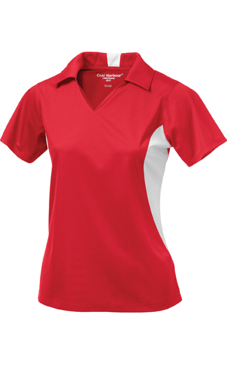 Coal Harbour Snag Resistant Colour Block Ladies' Sport Shirt