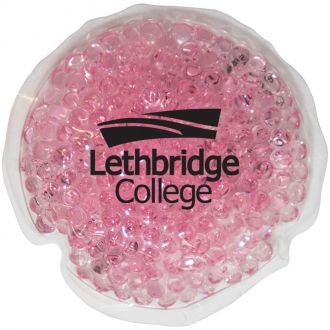 Hot/Cold gel bead packs - Round (Pink)