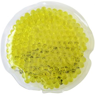 Hot/Cold gel bead packs - Round (Yellow)
