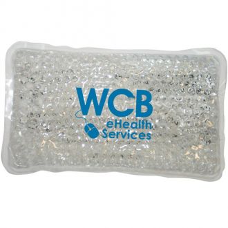 Hot/Cold Gel Bead Packs - Large Rectangle (Clear)