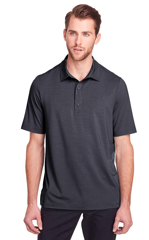 North End Men's Jaq Snap-Up Stretch Performance Polo